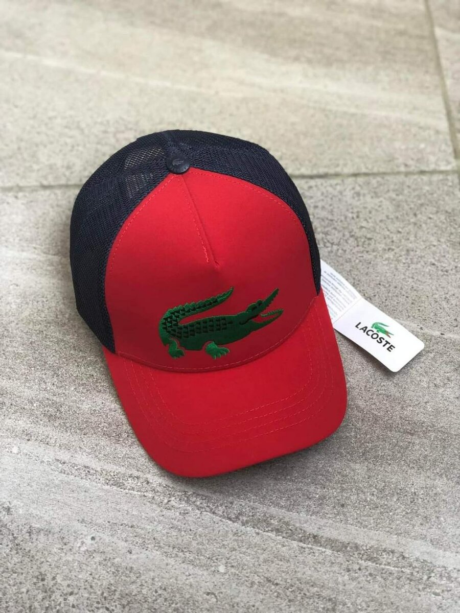Casquette Trucker Lacoste Rouge