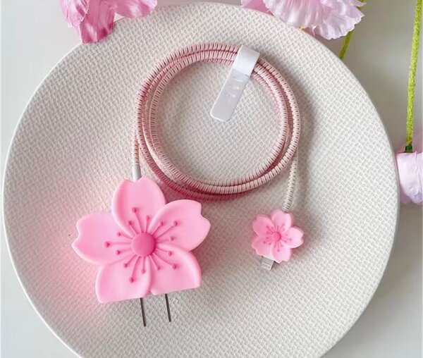 Câble Fleur Rose USB