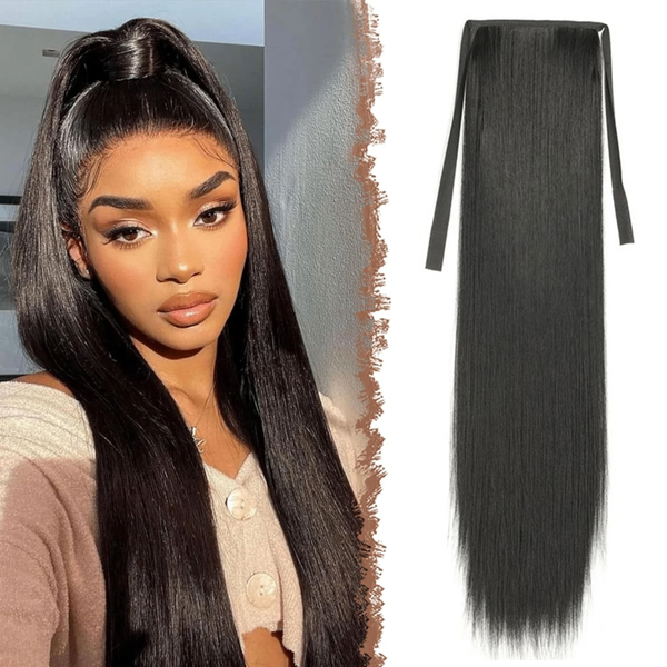 Extension queue lisse noire