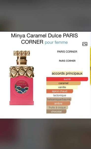 Minya Caramel Dulce Parfum Femme