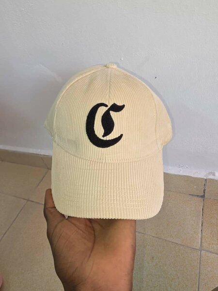Casquette en coton beige