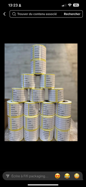 Étiquettes de Livraison 200pcs