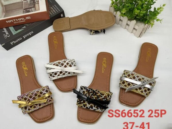 Sandales tressées femme