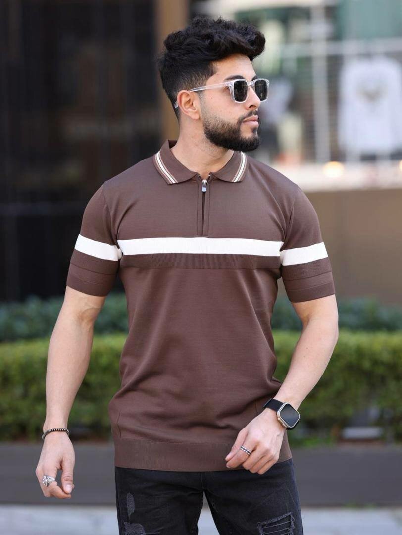 Polo pour Homme à Rayures