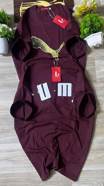 T-shirt Puma homme marron