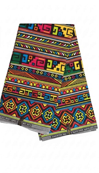 Pagne africain coloré