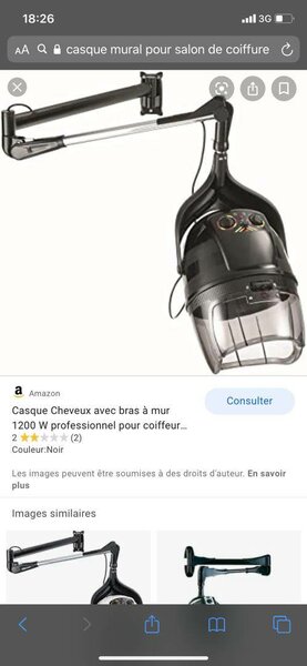 Casque mural professionnel