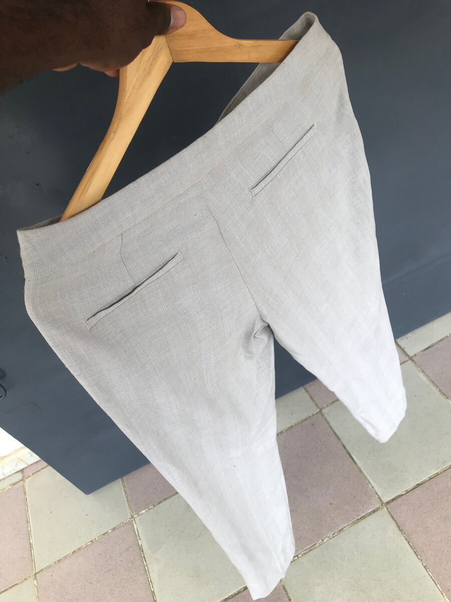 Pantalon Chino Gris Zara