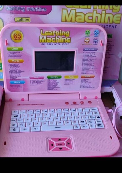 Ordinateur éducatif enfant rose