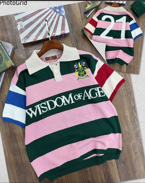 Polo à Rayures Homme