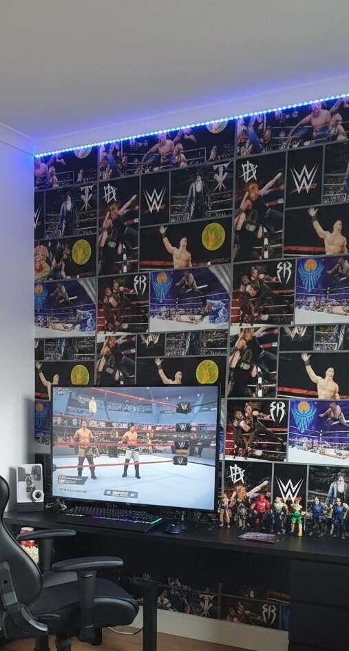 Papier peint WWE décor chambre