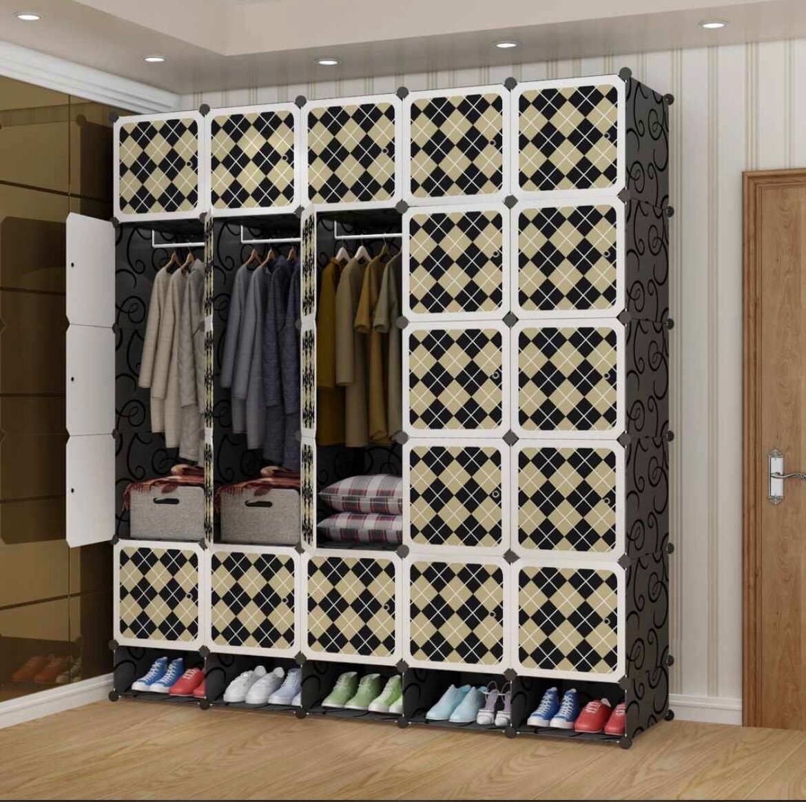 Plastic Cubes Wardrobe