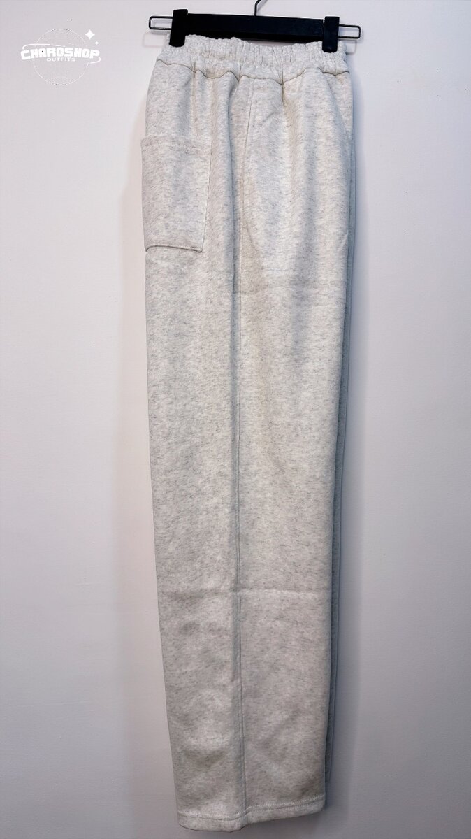 Pantalon de jogging gris unisexe