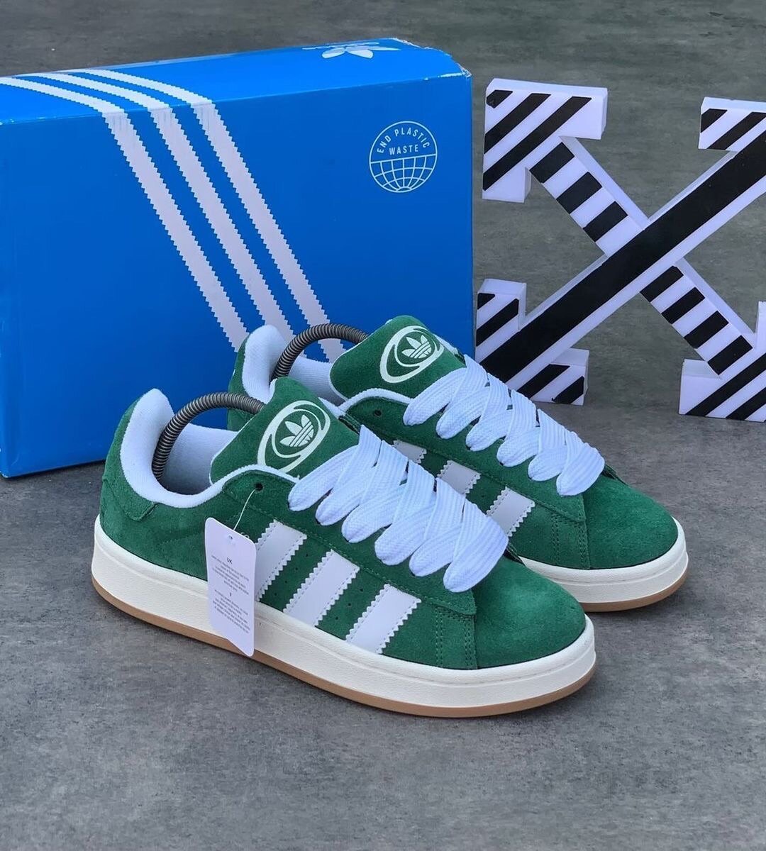 Green Suede Sneakers