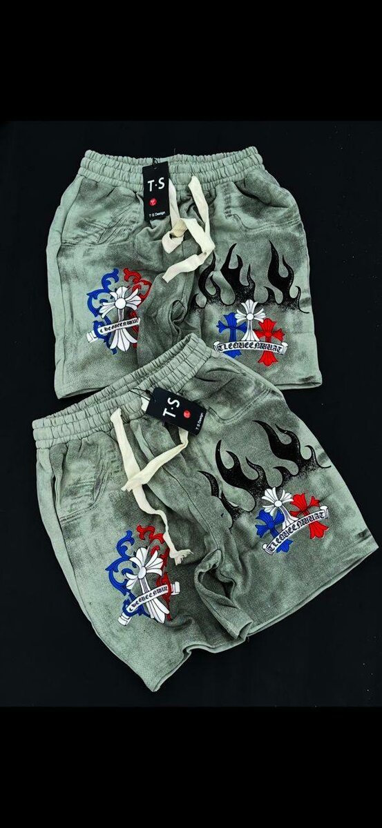 Shorts imprimés unisexes tendance