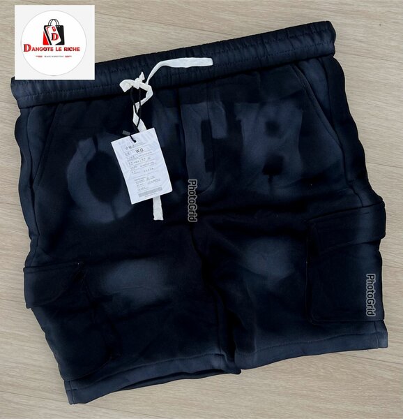 Shorts cargo noirs homme