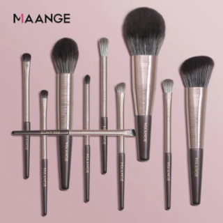 MAANGE 10 Pcs High Quality Makeup Brush Set For Foundation Powder Blush Eyeshadow Lip Make Up Brush Cosmetics Beauty Tools