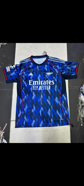 Maillot de football bleu Adidas