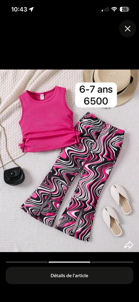 Ensemble enfant flashy