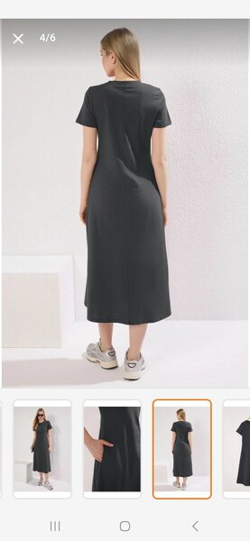 Легкое платье с карманами