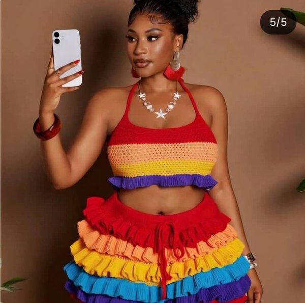 Ensemble Crochet Coloré