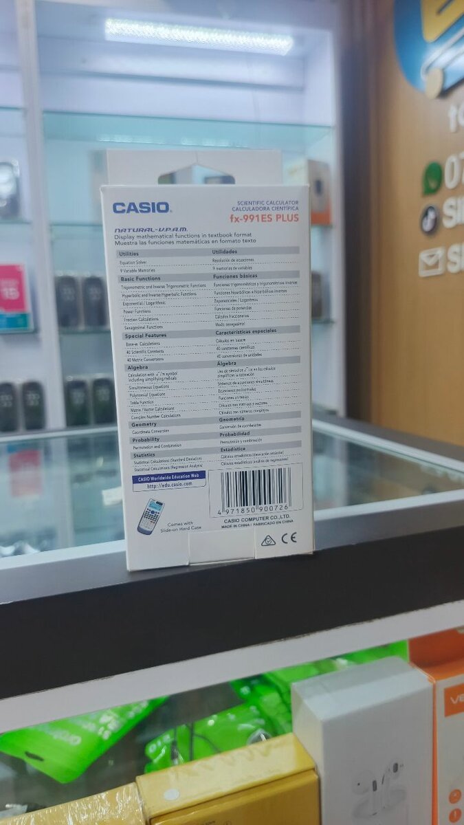 Calculatrice scientifique Casio fx-991ES PLUS