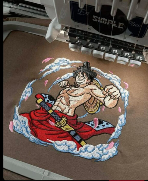 Sweatshirt brodé manga