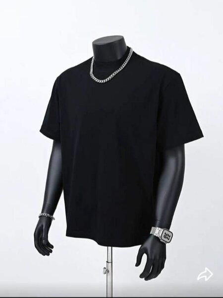 T-shirt noir classique homme