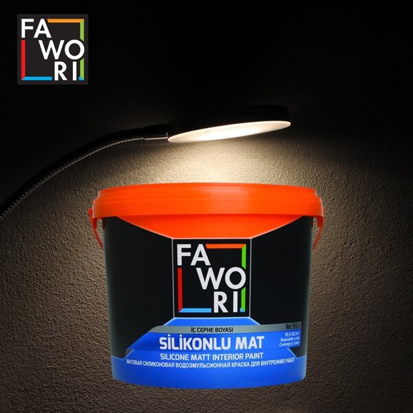 Силиконовая Матовая Интерьерная Водоэмульсионная Краска