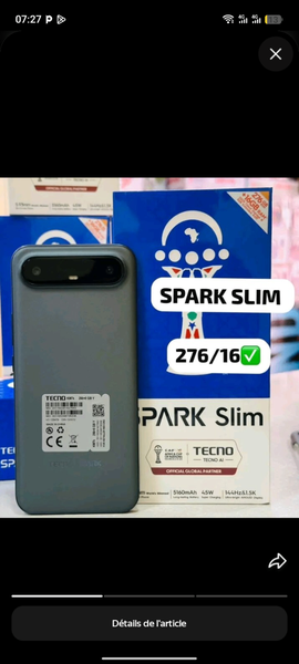 Tecno Spark Slim - Smartphone