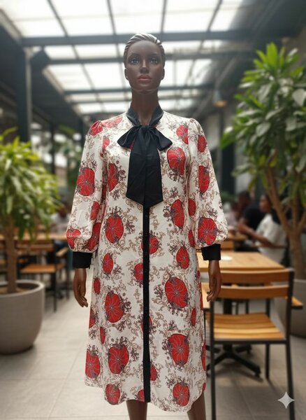 Robe longue florale élégante