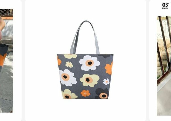 Chic sac fleuri