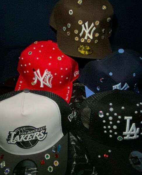 Casquettes personnalisées brillantes