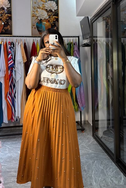 Jupe Plissée Élégante Femme