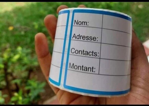 200 étiquettes autocollantes