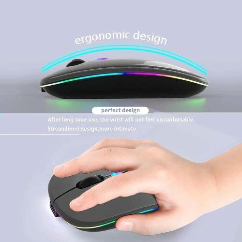 Souris ergonomique silencieuse