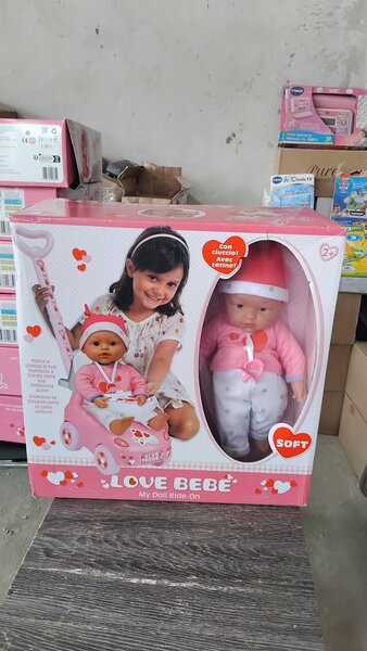Poupée Love Bébé avec Poussette