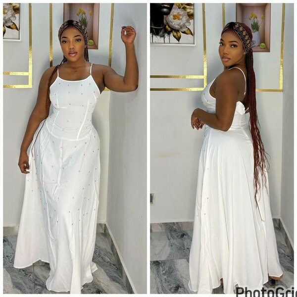 Robe blanche élégante