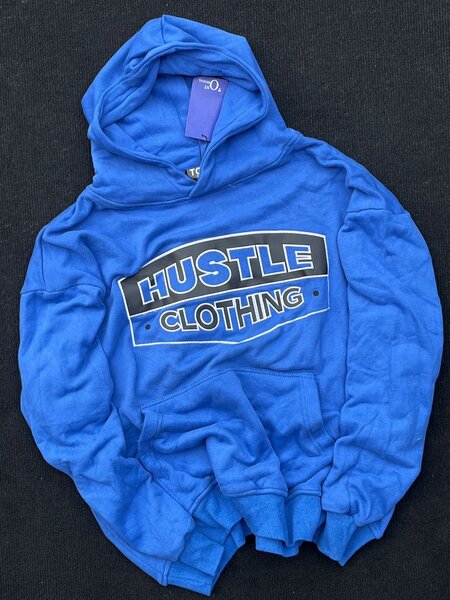 Sweat à Capuche Hustle Bleu
