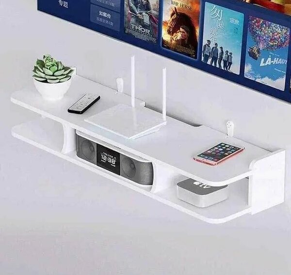 Étagère murale pour TV - Organisation élégante