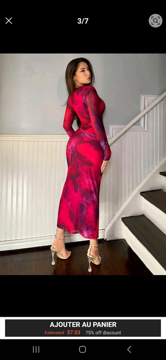 Robe Longue Découpée Élégante