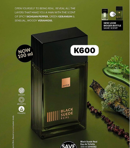 Black Suede Real Eau de Toilette