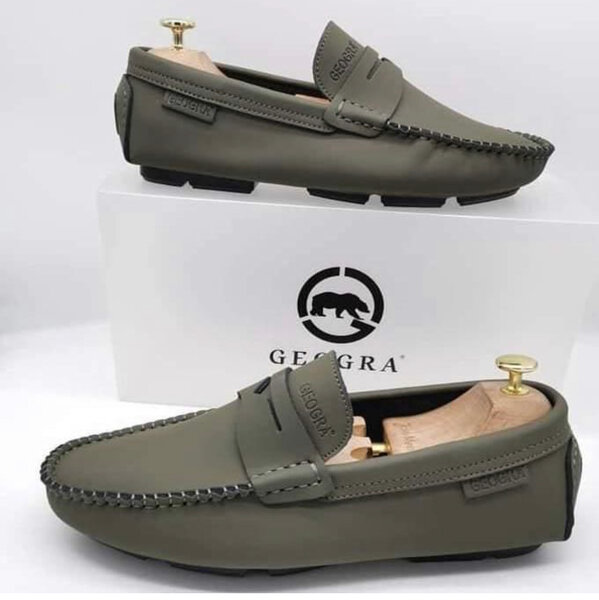 Mocassins en cuir pour hommes