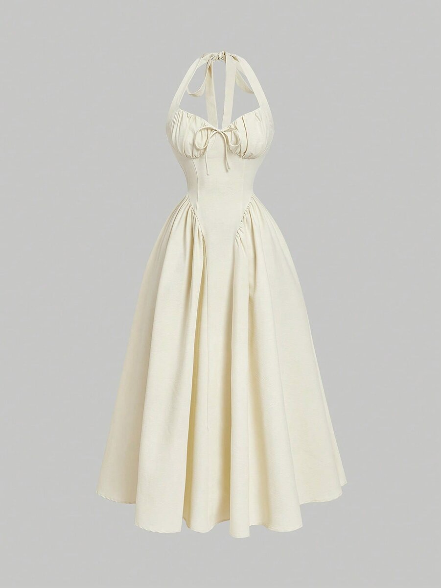 Robe Longue Évasée Chic Femme