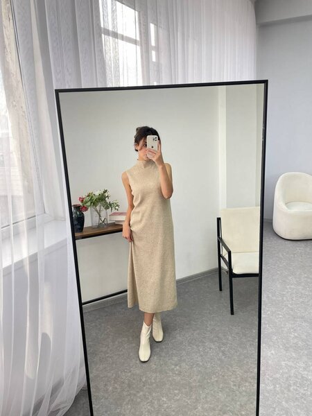 Трикотажное платье