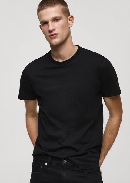 T-shirt noir pour homme