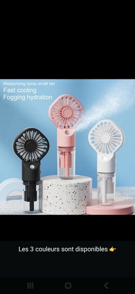 Mini ventilateur brumisateur