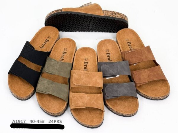 Sandales confortables en cuir