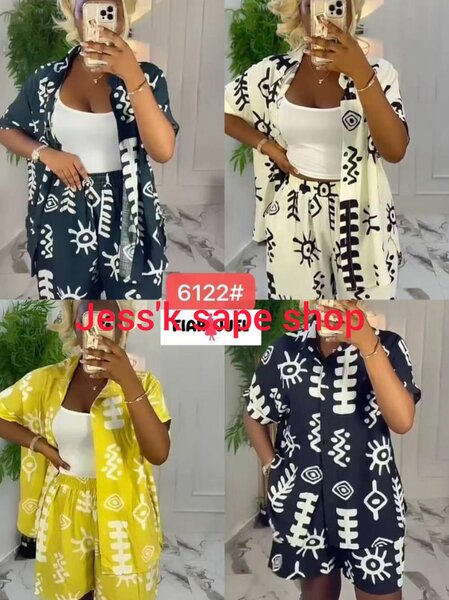 Complet vêtements d'été coloré