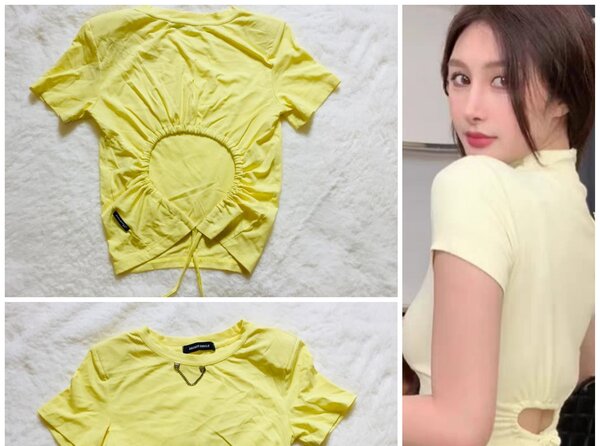 Salaula crop tops and tops